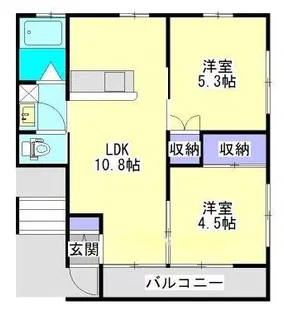 lieto蓼池 A【1階】の間取り