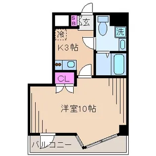 グレイスアイ元住吉【3階】の間取り