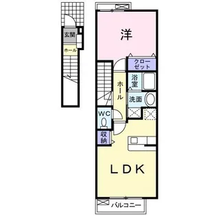 セレノパラッソII【2階】の間取り
