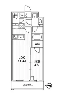 LIME RESIDENCE SHINAGAWA EAST【3階】の間取り