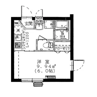 TRマンション渋谷初台【3階】の間取り