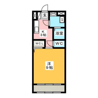 エル・ディアマンテ【2階】の間取り