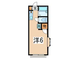 エニ-ズフラット【1階】の間取り