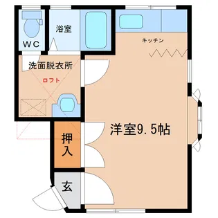 エムアンドエムII【2階】の間取り