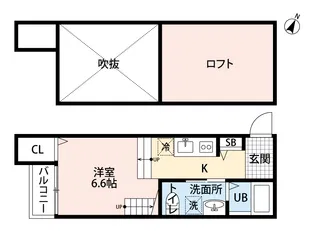 SOLA CASA【1階】の間取り
