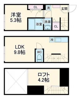 ハーミットクラブハウス横浜東急白楽の間取り