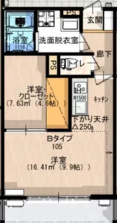 ライブリーモネ【2階】の間取り