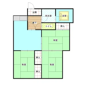 ファミール松山A【3階】の間取り