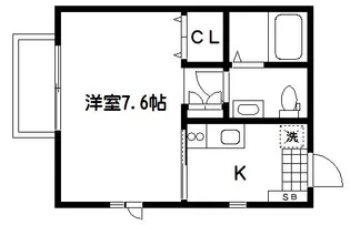 カーサ・リビエラ【2階】の間取り