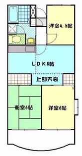 エミネール永山 チュウシャジョウツキ【4階】の間取り