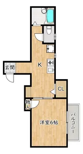清恒ビルNorth【2階】の間取り
