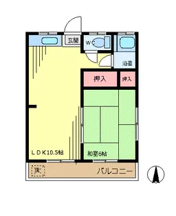 諏訪荘【2階】の間取り