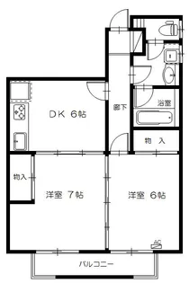 AIマンション大和【1階】の間取り