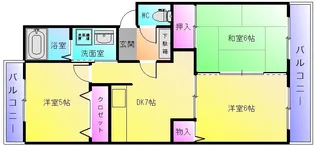 サンハイム南山本【2階】の間取り