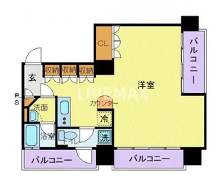 フロリスオーランティウム3【9階】の間取り