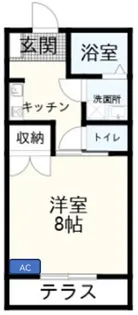MIKIハイツIID棟【2階】の間取り