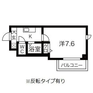 ドミール桜川II【10階】の間取り