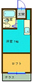 山形県山形市東原町2【アパート】の間取り