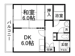 メゾンコヤマ【2階】の間取り