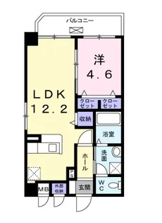 アズミーユ【1階】の間取り