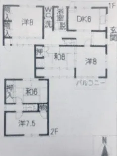 三重県津市渋見町【一戸建】の間取り