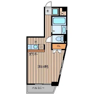サンシティ北四番丁【7階】の間取り