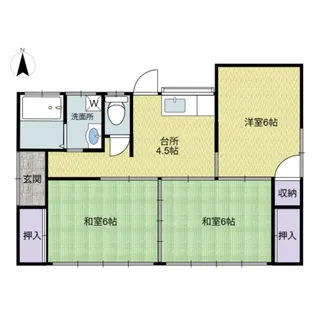 福島県いわき市小名浜岡小名3【一戸建】の間取り
