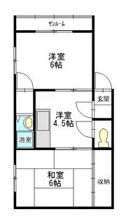 Mハイツ【2階】の間取り