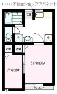 グラントム新和III【2階】の間取り