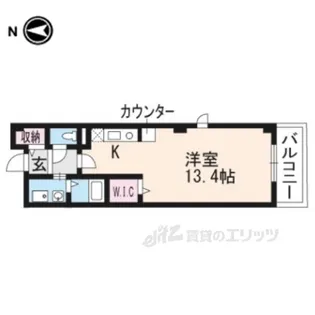 ボヌール【1階】の間取り