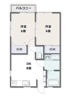 パドック【1階】の間取り