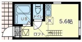 ユナイト追浜ブルターニュ【2階】の間取り