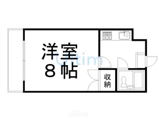 山岡マンション【4階】の間取り