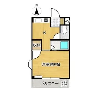 津之江パークハイツ2号館【4階】の間取り