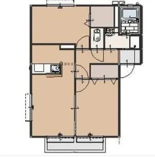 ファミーリェI【2階】の間取り