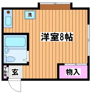 府中片町ビレッジ【2階】の間取り