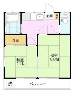 霜月荘【2階】の間取り