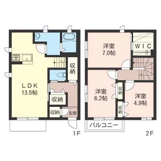 神奈川県横浜市泉区緑園5【一戸建】の間取り