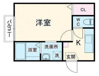 グッドシャインレジデンス久喜【2階】の間取り