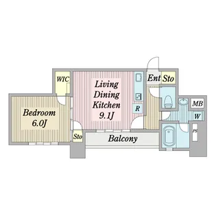 コンフォール新小岩【4階】の間取り