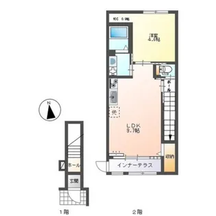 WBeC【2階】の間取り