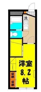 フロンティア【2階】の間取り