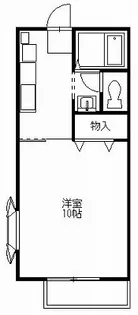 H3ヤナゼパナハイツ【1階】の間取り