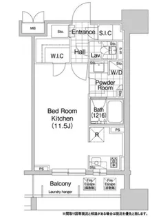 エルスタンザ恵比寿【14階】の間取り