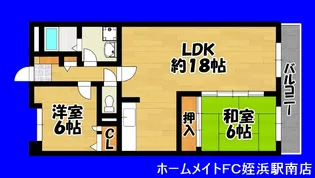 福岡県福岡市早良区小田部4【マンション】の間取り