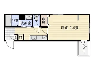 La BellaCasa【4階】の間取り