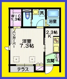 アサヒ アネーロ【1階】の間取り