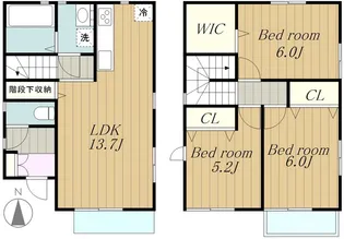 東京都町田市矢部町【一戸建】の間取り