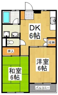 グリーンヴィレッジ【1階】の間取り