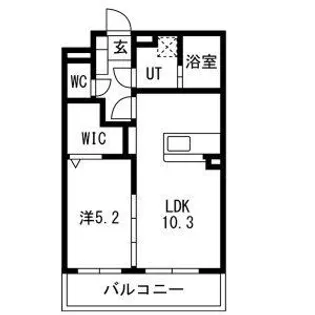 思川レジデンス【2階】の間取り